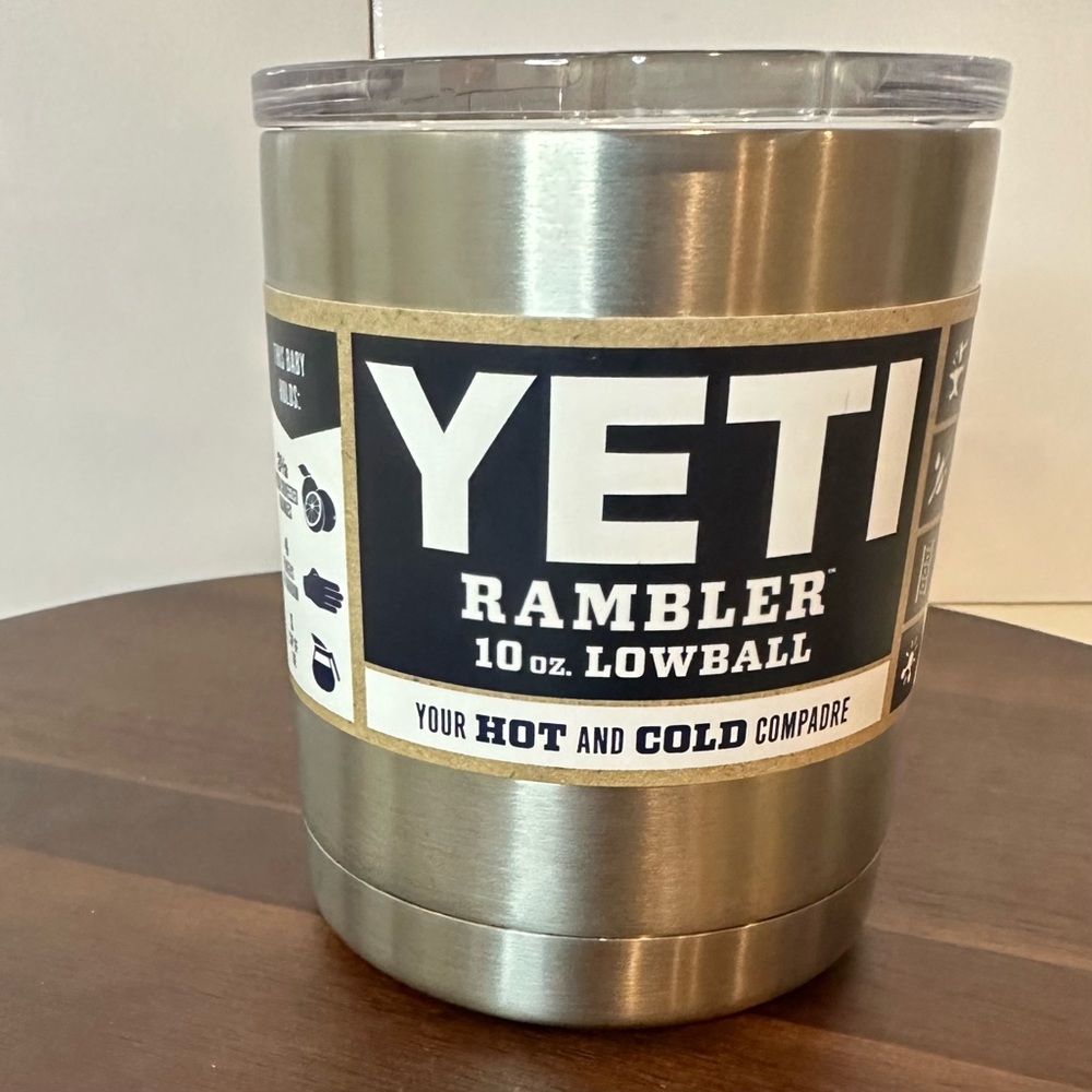 ❌SOLD❌YETI 10 oz Rambler Stainless Steel